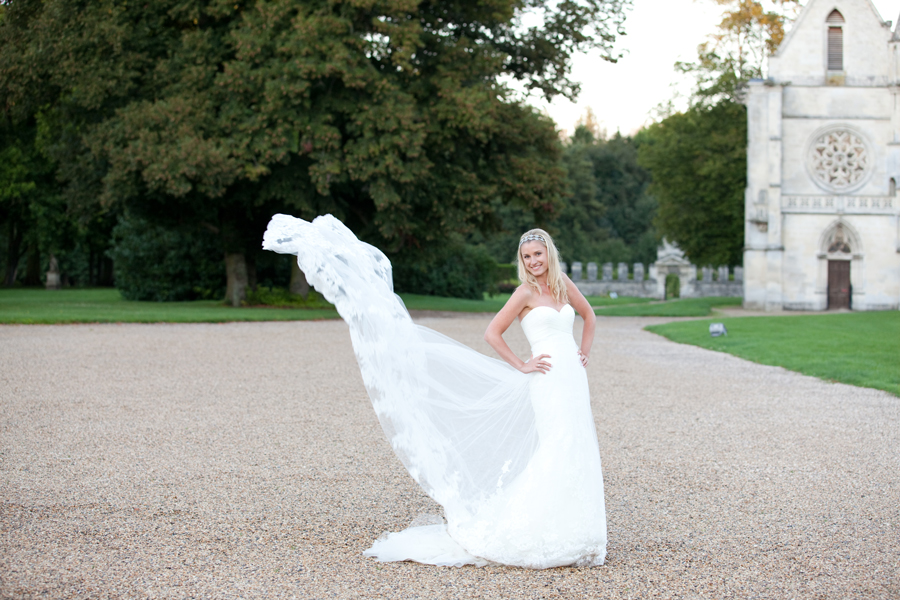 Fontaine Chaâlis (Oise) | Portrait de mariée