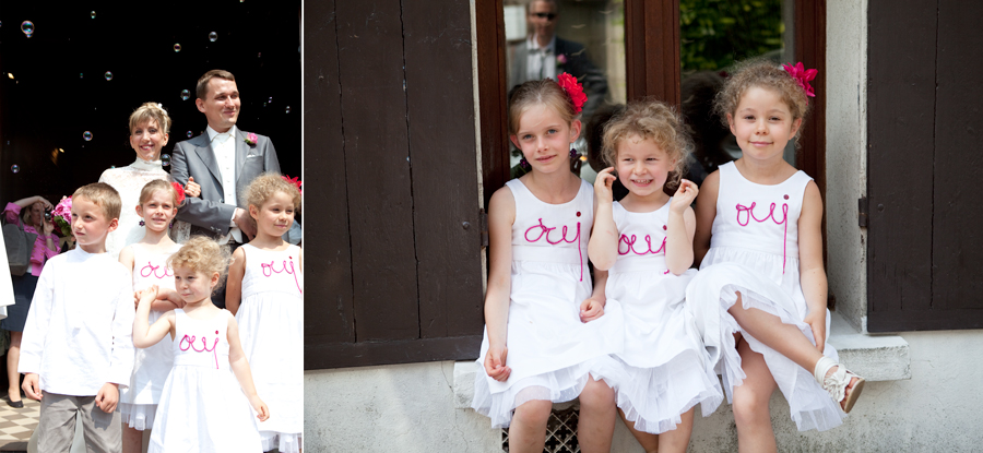 Sortie église enfants d'honneur