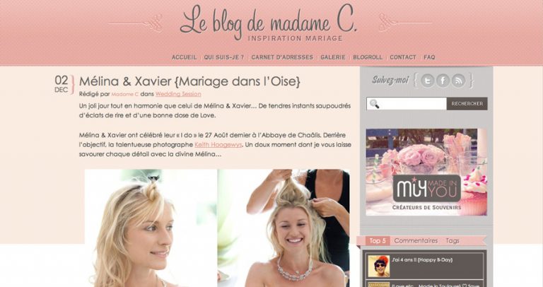 Publications | Mariages !