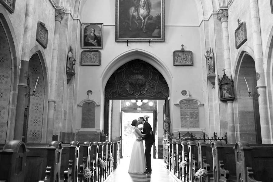 blog photographe mariage à Amiens portrait des mariés à l'église
