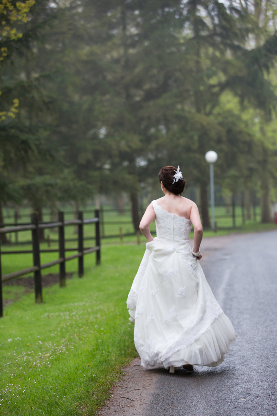 Mariage sous la pluie en Ile-de-France