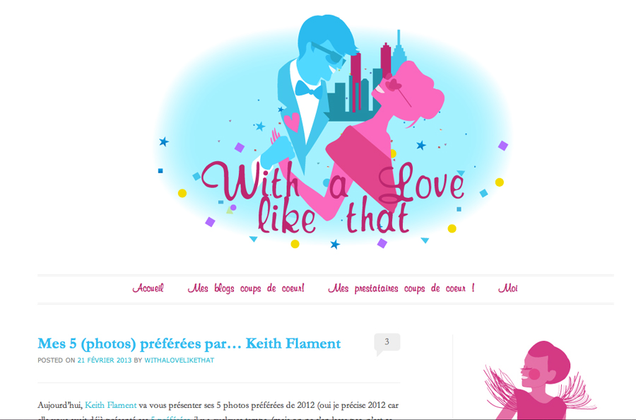 Publication – « Mes 5 préférées » sur With a love like that