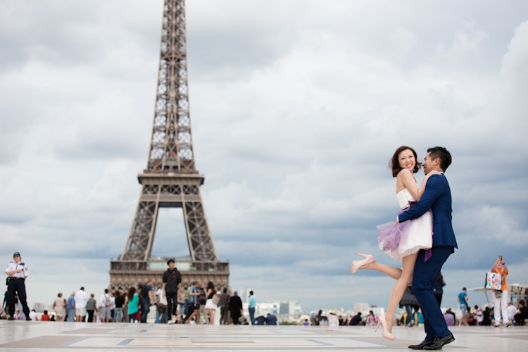 Photos de couple à Paris – Eva & Vincent