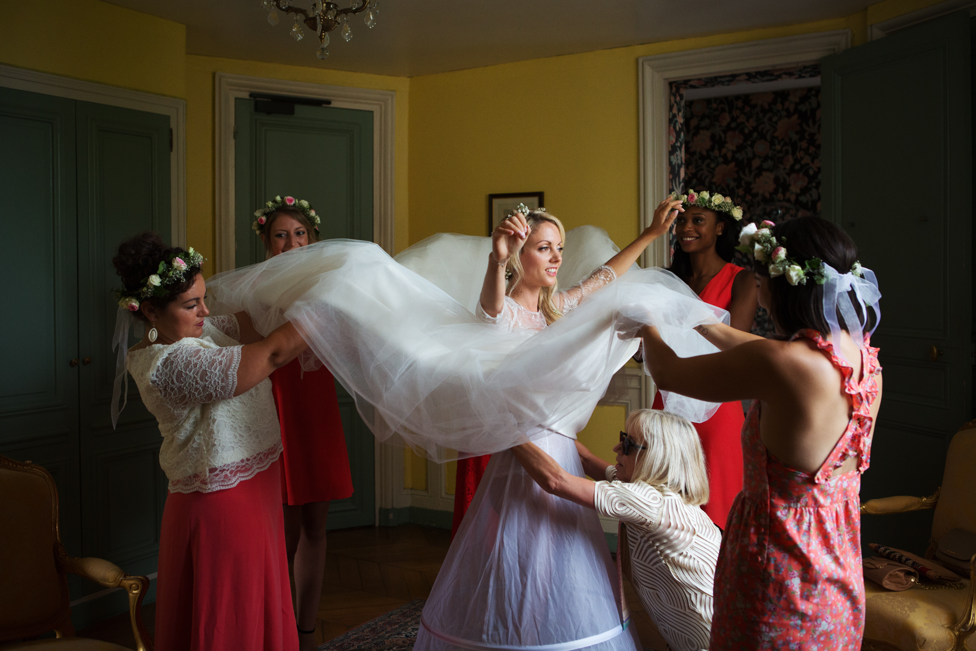 photographe de mariage au château d'ermenonville