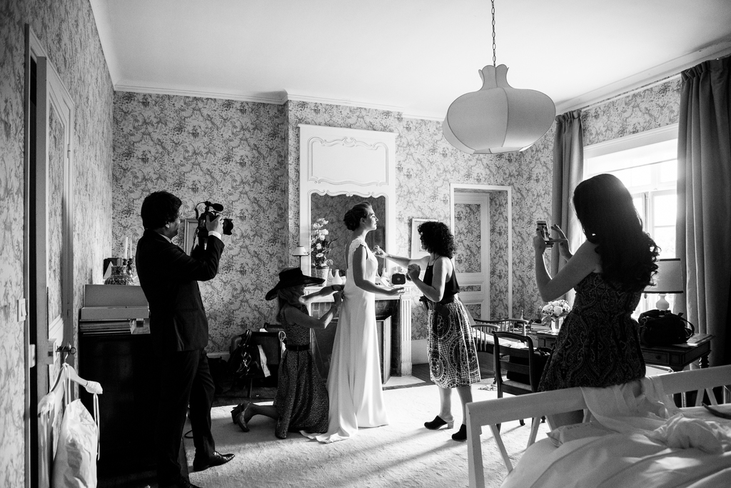 photographe de mariage au château de wailly dans l'Oise