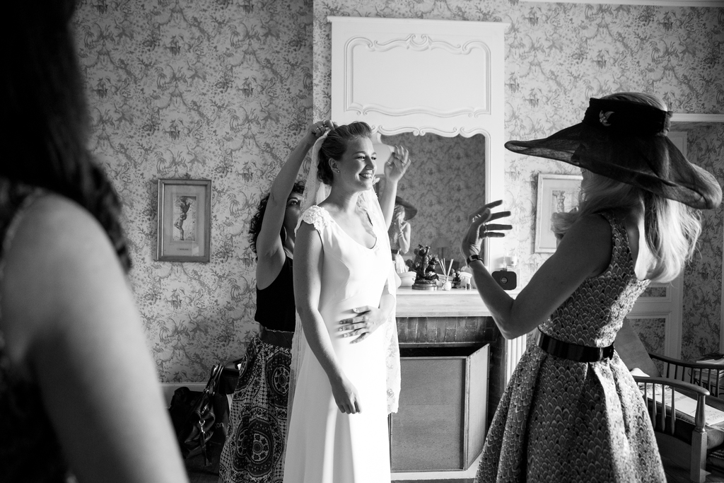 photographe de mariage au château de wailly dans l'Oise