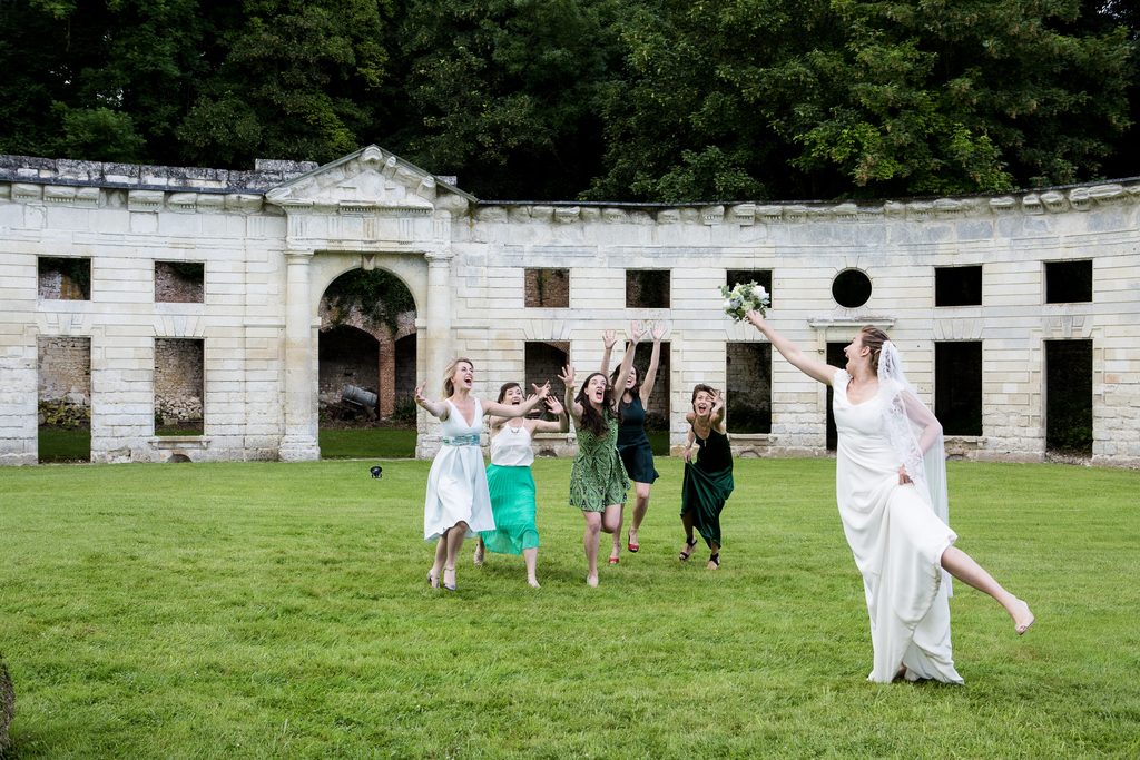 photographe de mariage au château de wailly dans l'Oise