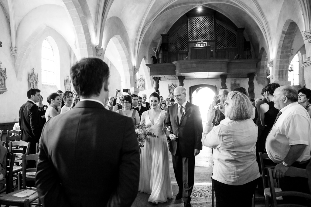 photographe mariage à l'église de compiègne dans l'Oise