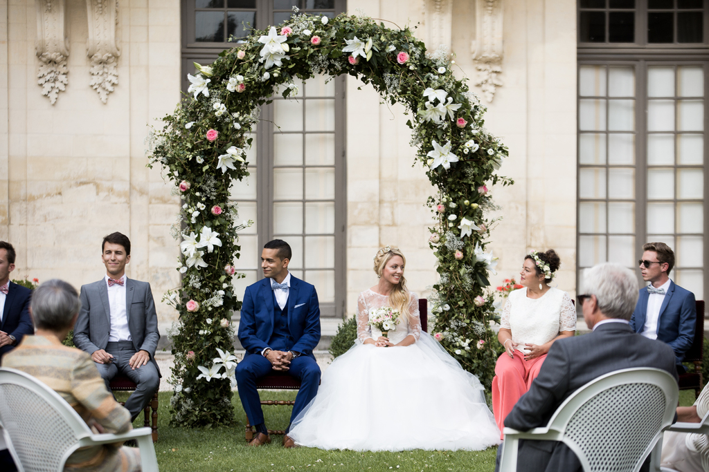 photographe mariage château ermenonville oise cérémonie laïque