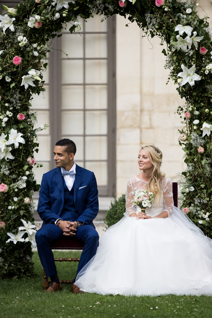 photographe mariage château ermenonville oise cérémonie laïque