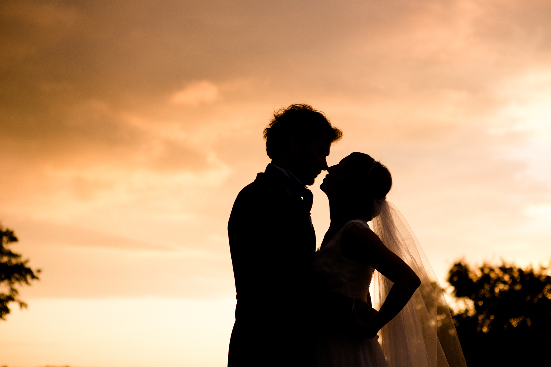 a couple shot at a wedding in southwestern france - book wedding photographer