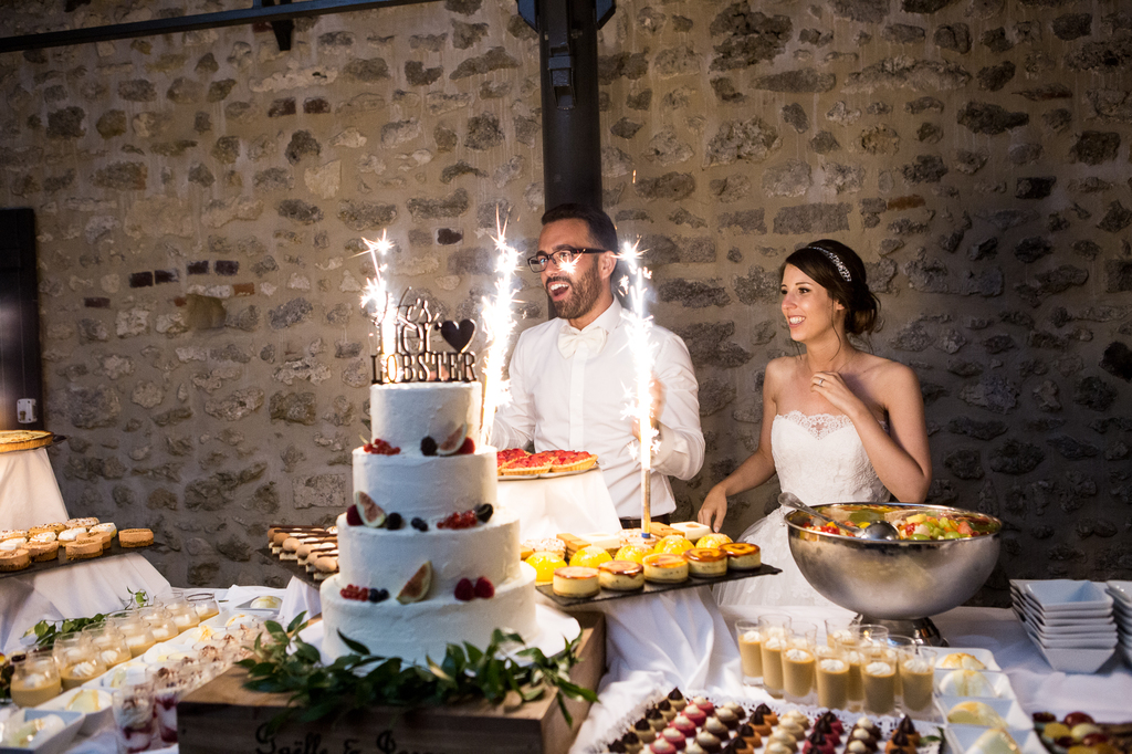 mariage au chateau de la trye pièce montée