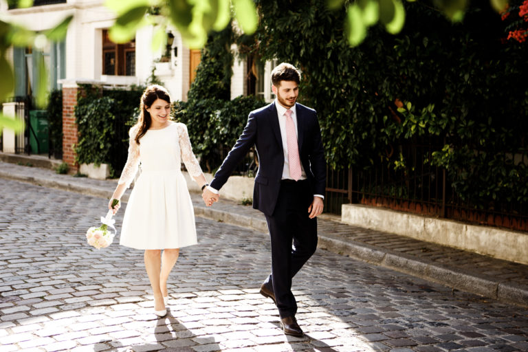 Un mariage parisien intimiste à l’Hôtel particulier de Montmartre